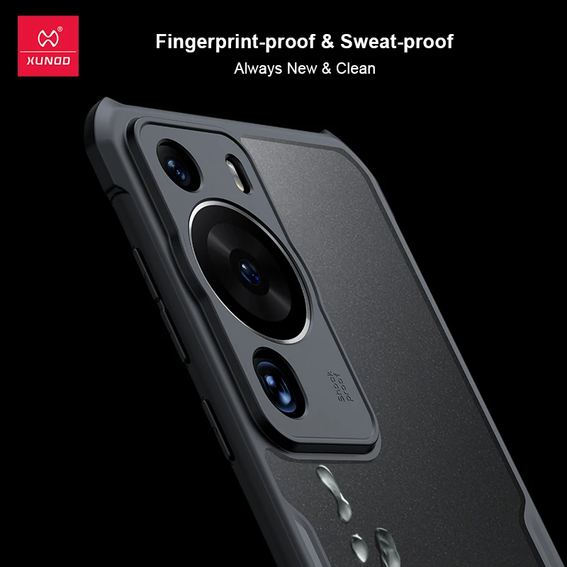 Cover HAOYE Per Huawei P60 Pro: Elegante Custodia Con Glitter E Vetro Temperato - 2