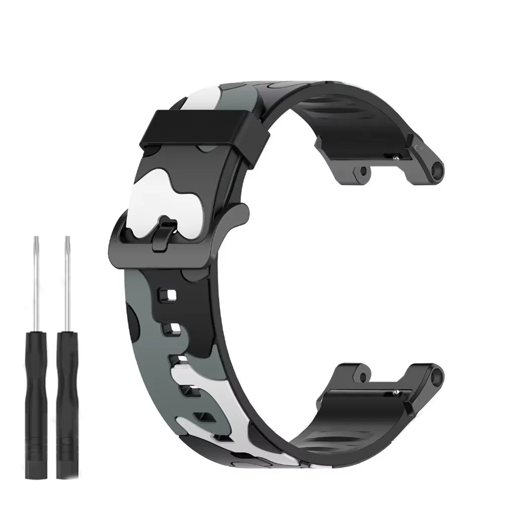 Camouflage Silicone Sports Watch Strap Bracelet