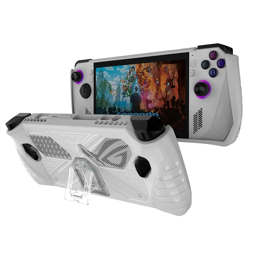 Kickstand Protective Silicone Soft Back Case with Full Protection Design