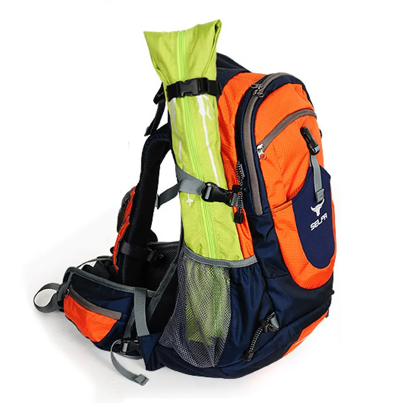 Outdoor trekking pole storage bag backpack cross-body portable user-friendly design walking stick bag