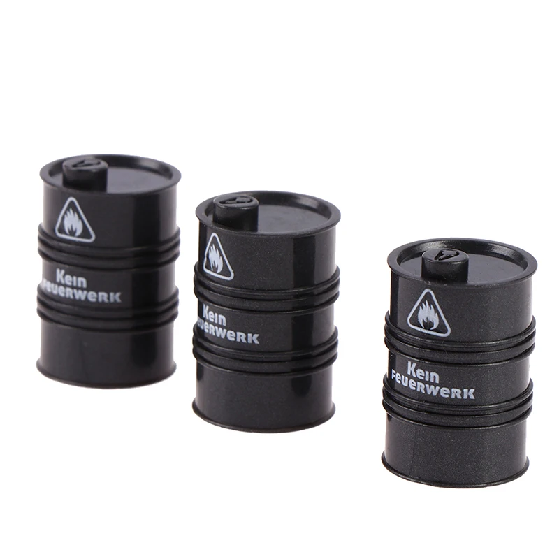 10Pcs Black Chemistry Oil Drum Building Block Diy Figures Guard Model Gift Toys 4