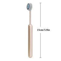 Lot de 2 brosses à dents ultra-fines à poils souples et durs pour un nettoyage en profondeur des dents des adultes et un blanchiment des dents. 6
