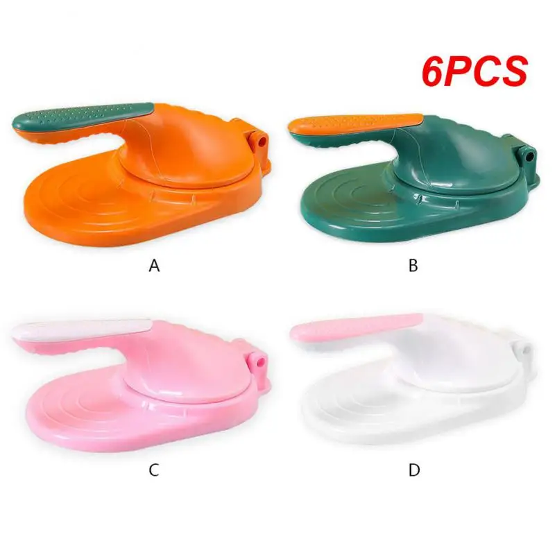 

6PCS In 1 Dumpling Maker Dough Skin Plastic Pressure Molds Press for Dough Dumpling Mold Dumpling Machine A Pastel Kitchen