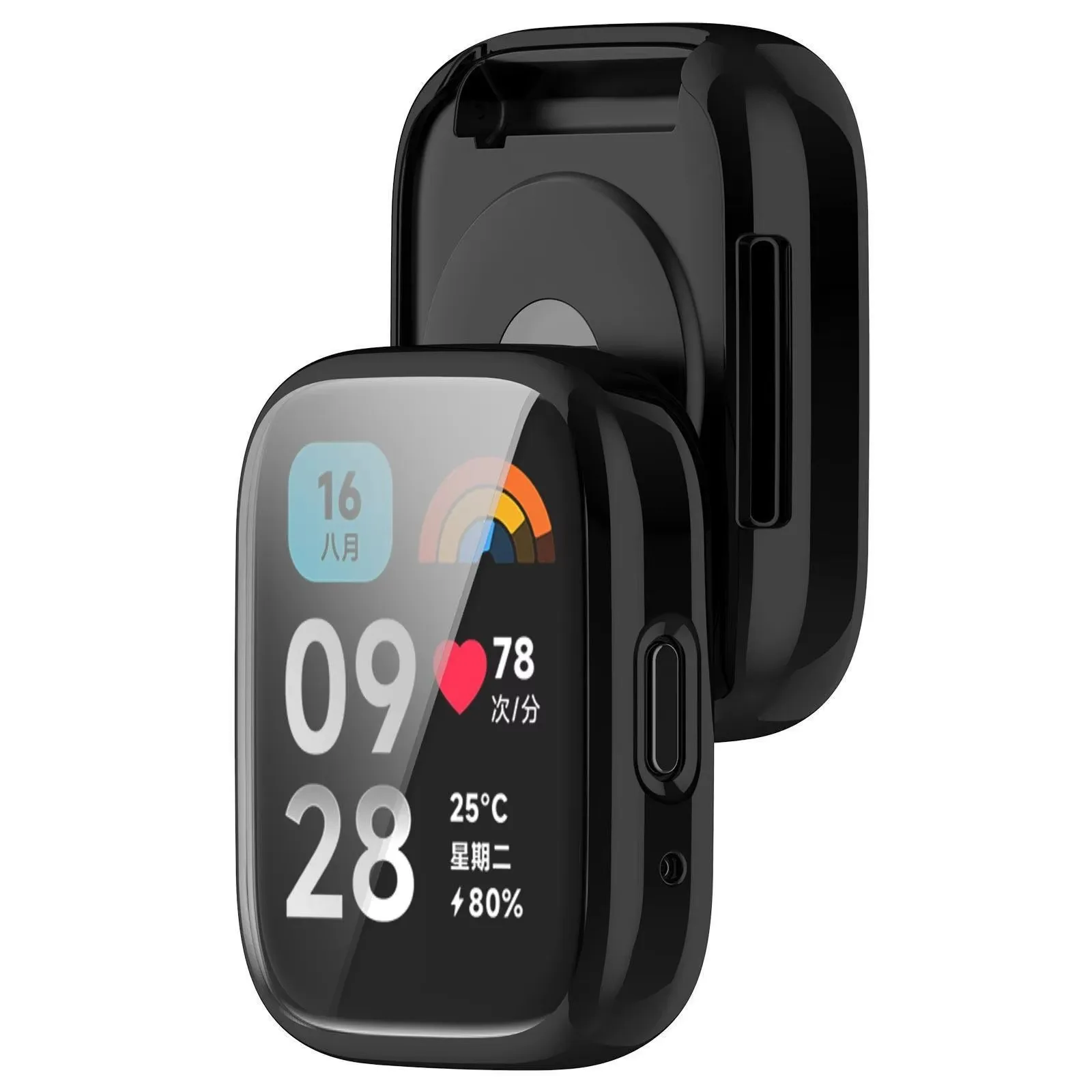 Enhanced TPU Screen Protector Cover for Smart Watchband Cases