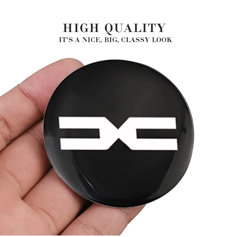 4개 56mm 자동차 휠 스티커 센터 허브 캡 자동차 엠블럼 배지 데칼 다치아 더스터 로건 산데로 스텝웨이 도커 로지 MCV 2019용