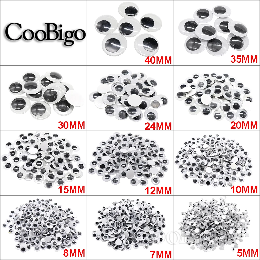 1120 Pcs, Self Googly Eyes, for Craft Eyes, Googly Crafts, Dolls, Toys,  Children, Gifts for - AliExpress
