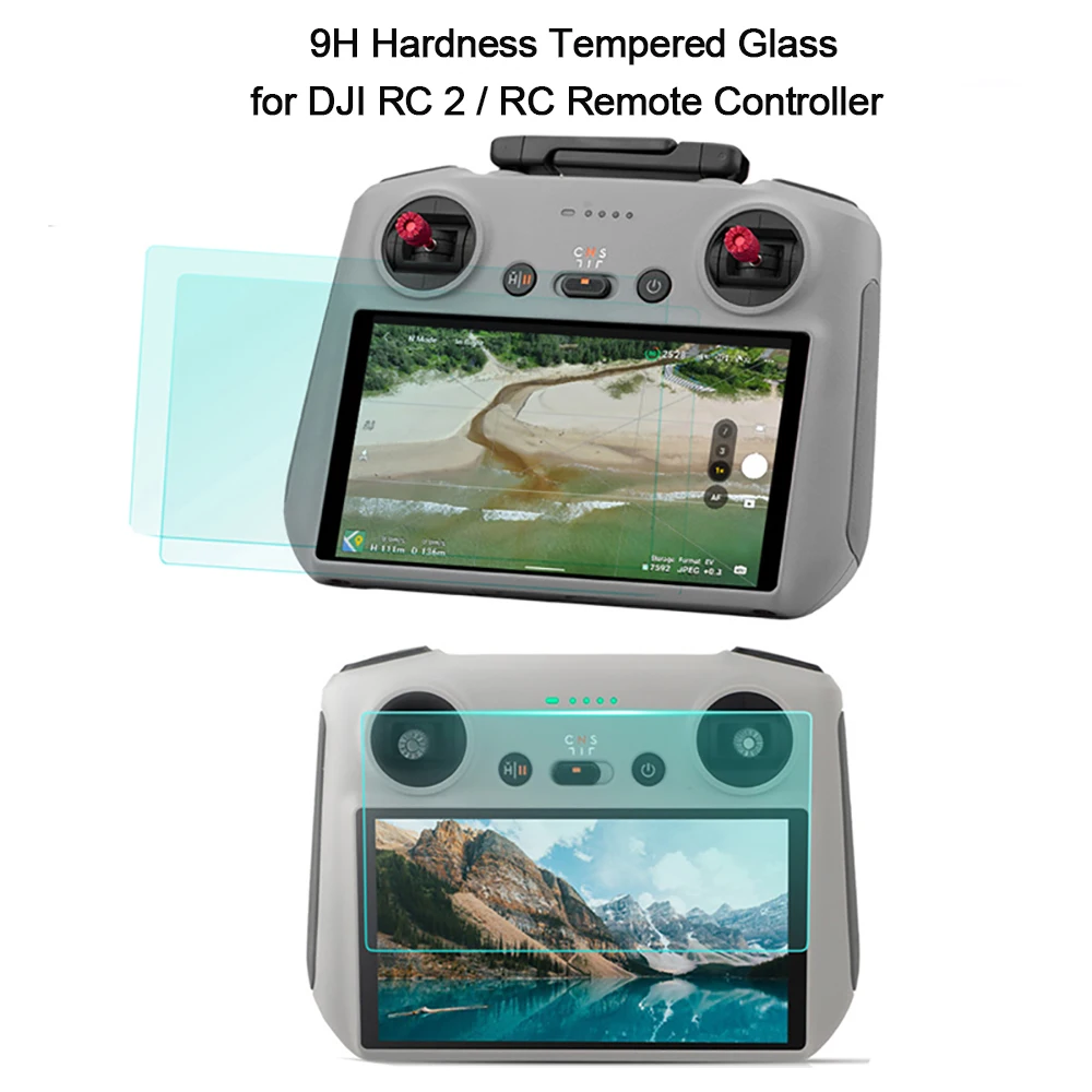 For DJI Mini 4PRO/Mini 3 Pro/MINI3 RC/RC2 Remote Controller Screen Protector Cover Tempered Glass 9H Hardness Anti-Scratch Film drone accessories