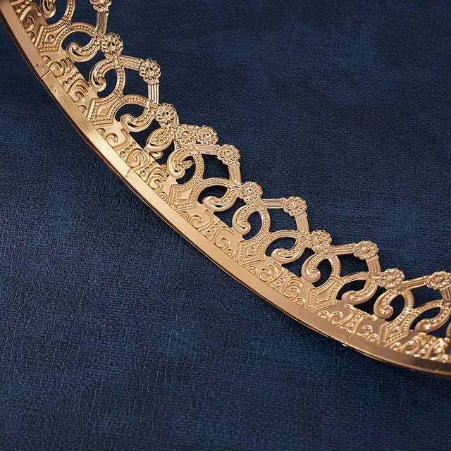 Corona Da Re Uomo - Stile Barocco Con Perle E Cristalli - Costume Halloween E Feste - Oro Scuro Con Pietre Colorate - Foto 9