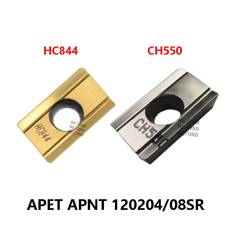 

APET APNT 100% Original CNC Inserts APNT120208SR HC844 CY250 APET120204SR APET120208SR CH550 10pcs/box Milling Cutter Lathe Tool