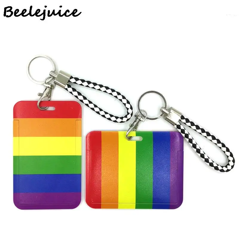 

Homosexuality Rainbow Color Lanyards Cool Neck Strap webbings ribbons Phone Keys ID Card Holder Lanyard For Keys DIY Hang Ropes