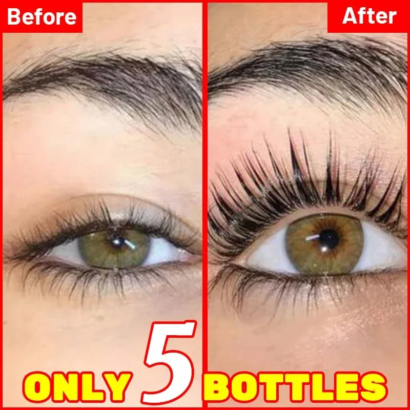 Eyelash Growth Serum, Fast 7 Day Natural Eyelash Eyebrow Enhancer, Longer Fuller Thicker Lashes Treatment, Eye Care Makeup