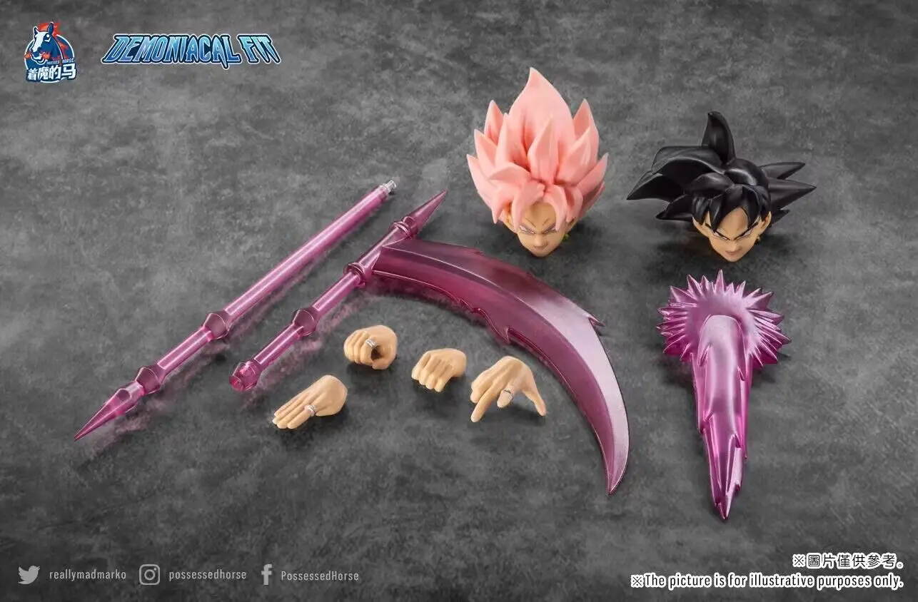 Dragon Ball Demoniacal Fit DF Ultimate Atrocious SHF Black Goku Zamasu  Action Figure Toy Model Gift - AliExpress