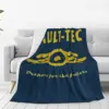 Fallout 4 Vault-Tec Logo Blankets Fleece Multi-function Sofa Throw Blankets For Couch Bedding Office Throws Bedspread Quilt 1