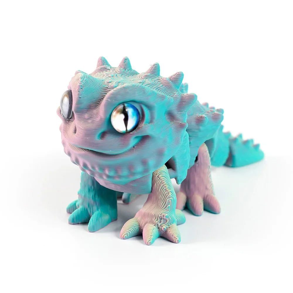 3D Printing Toy Model Mane Lion Lizard Multi-joint Activity 3D Eyes Living Room Decoration Home Accessories