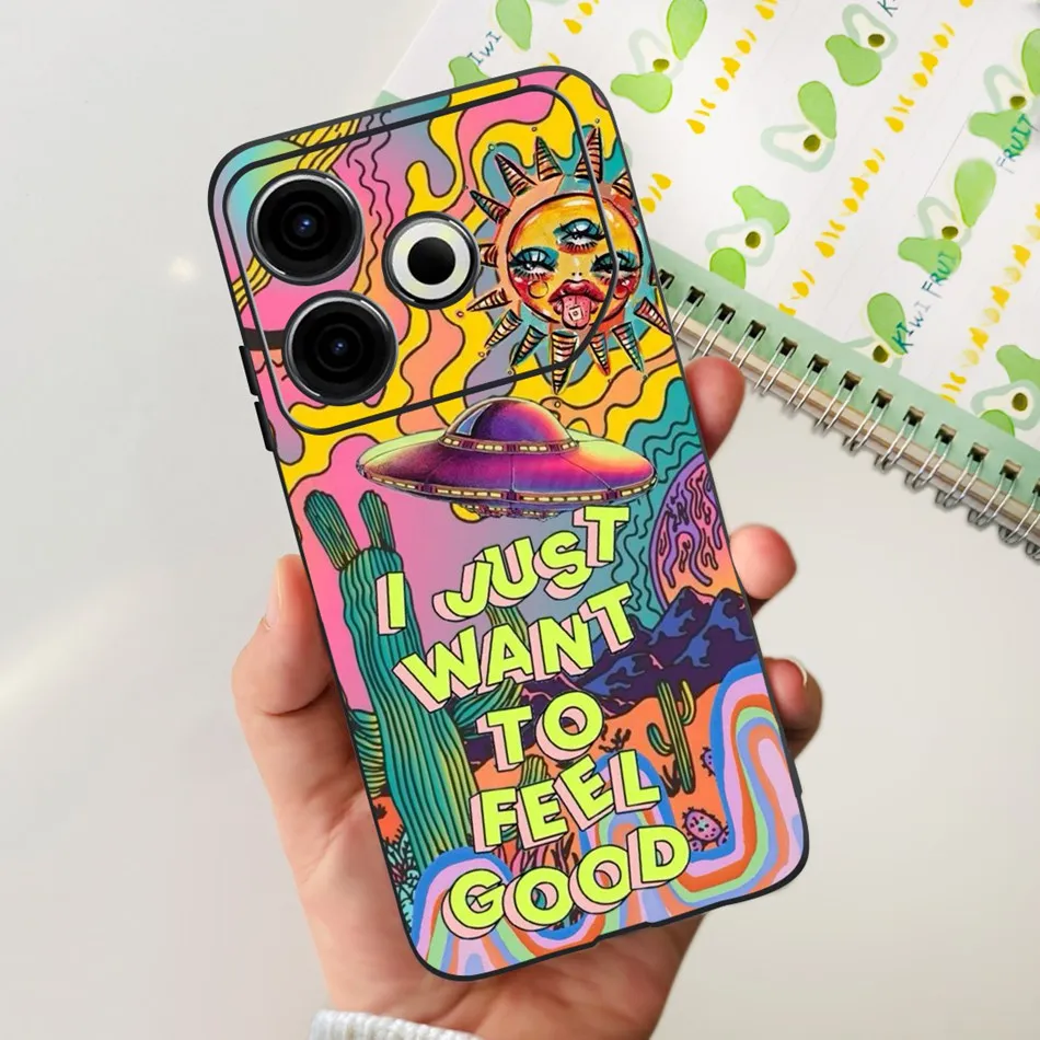 Elegant Printing Soft Silicone TPU Phone Case