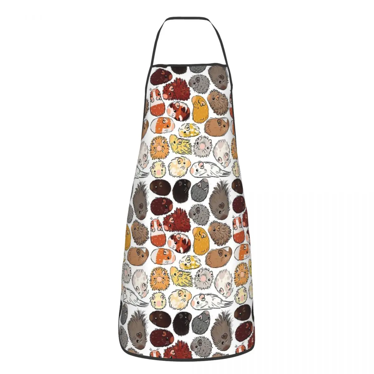 

Guinea Pig Gradient Apron Waterproof Household Kitchen Chef Cleaning Tablier Cooking Cuisine Bib for Adult Unisex Gardening