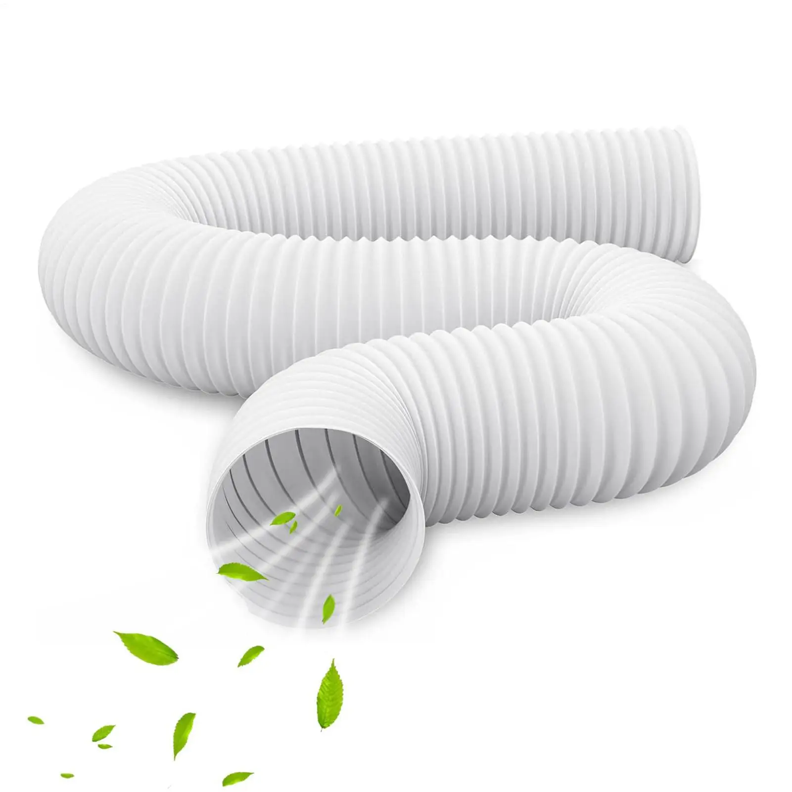 Air Conditioner Hose Connector Fit Portable Flat air conditioning exhaust pipe adapter 5.1in 5.9in Diameter Vent Tube Coupler