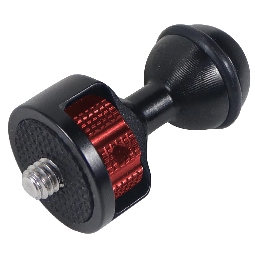 Magic Arm 360 Rotation Double Ball Head with Arri Pin 1/4 3/8 Screw Adapter for