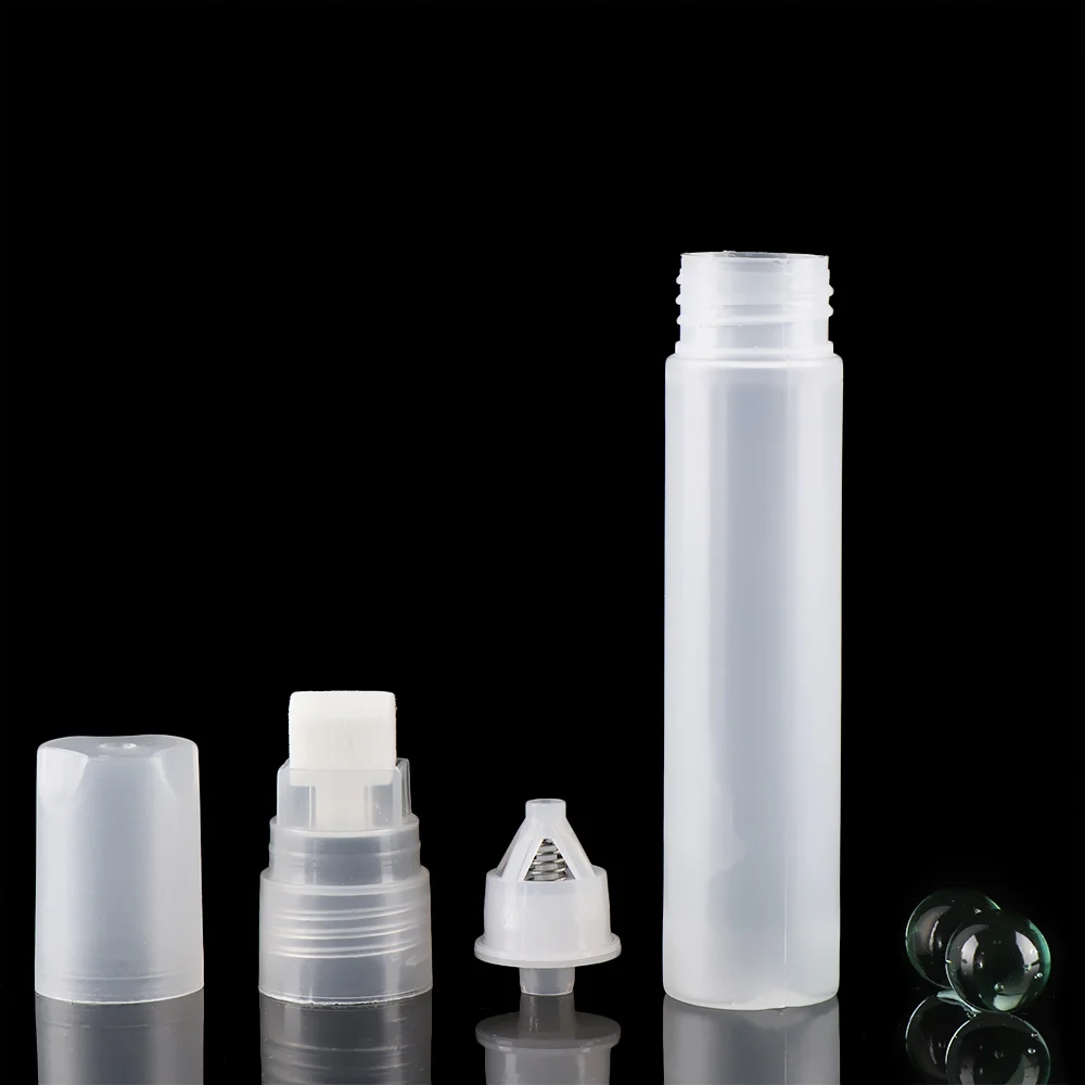 Refillable Transparent Graffiti Pens with Plastic Barrels for Liquid Chalk and Paint