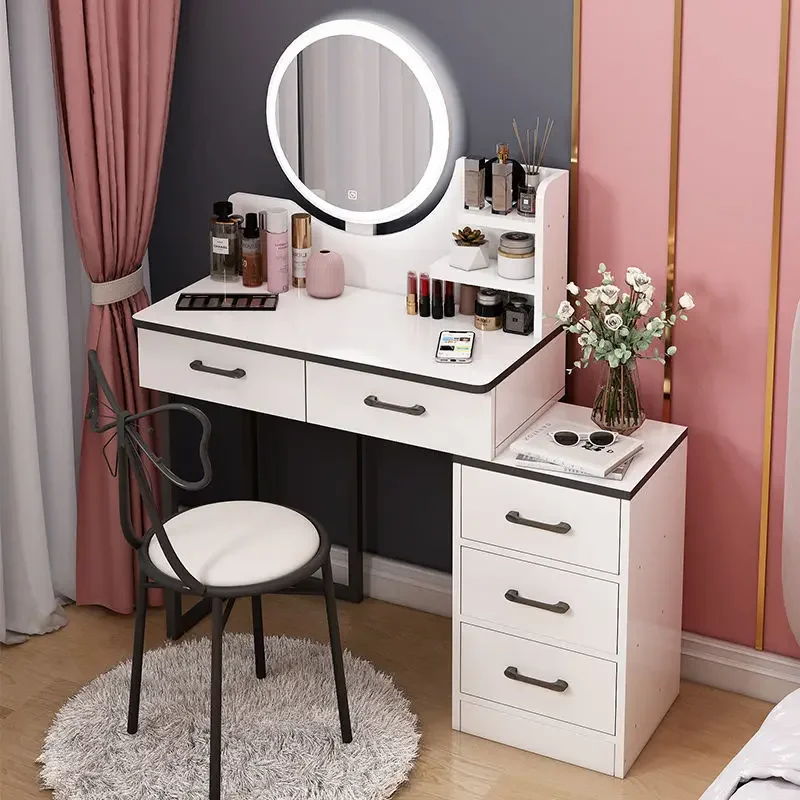 Vanity Mirrors Dressing Bedroom Table Modern Accessories Nordic Makeup Desk  Luxury Table Tocador Dressing Maquillaje Furniture - AliExpress