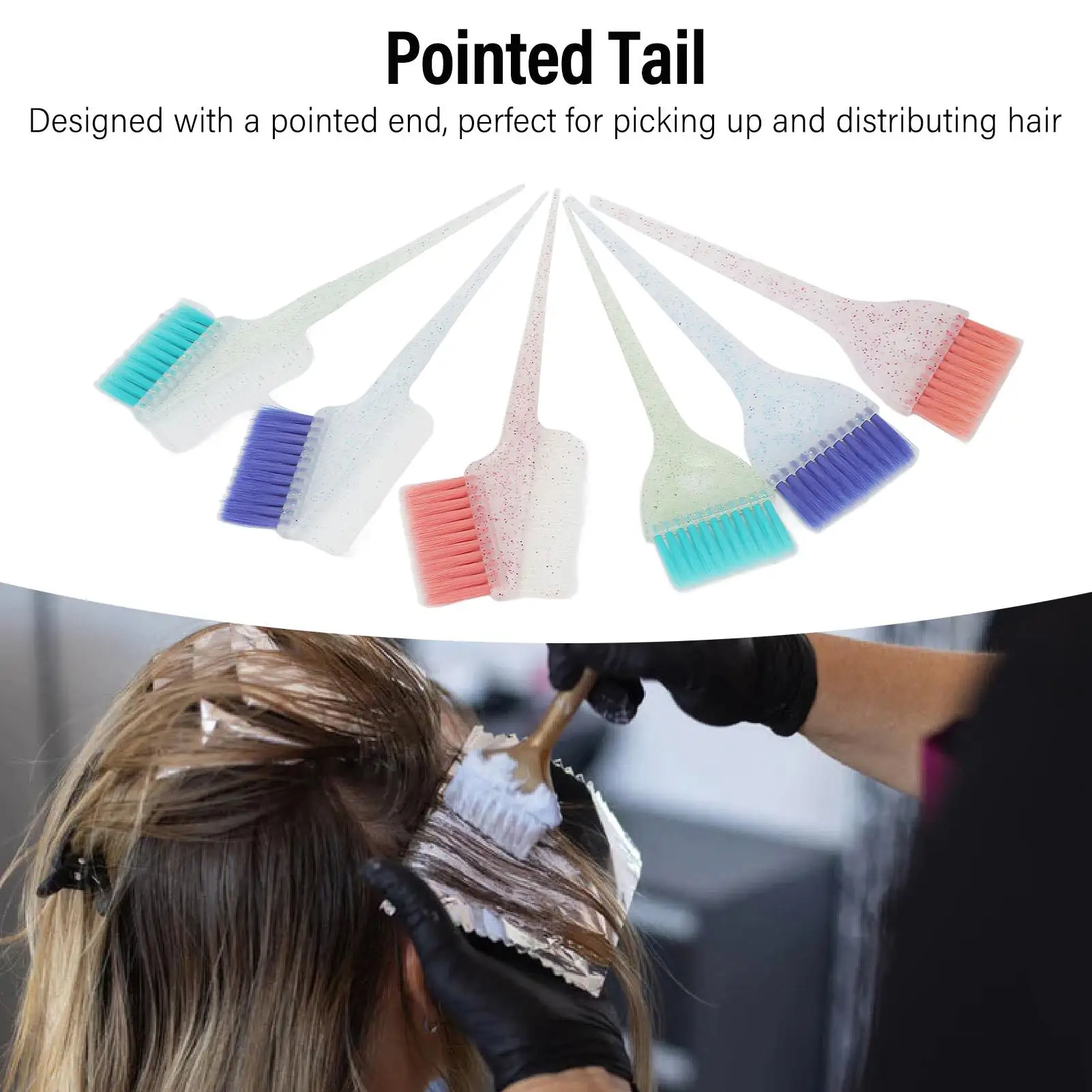 Profesjonalna zestaw pędzelków farba do włosów dla łatwej do wykorzystania w salonie