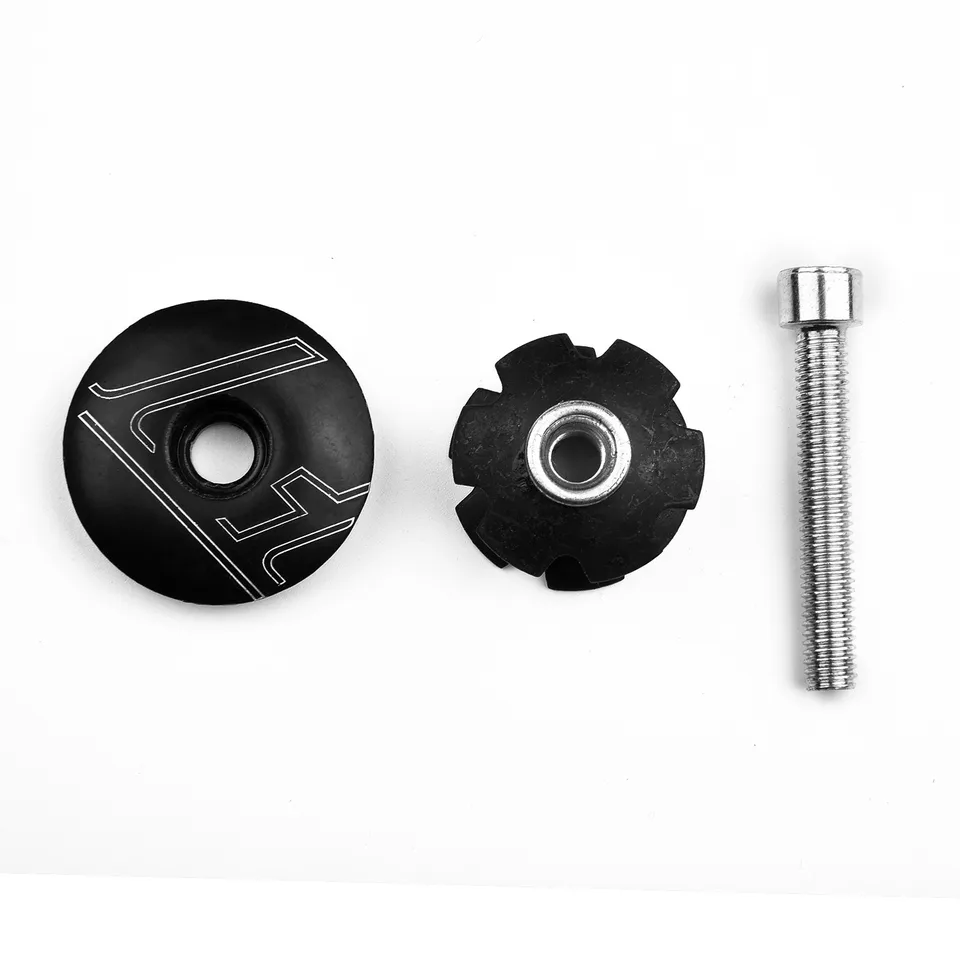 Tappo superiore per manubrio della bicicletta, in fibra di carbonio, 28,6 mm, per forcella e sterzo da 28,6 mm