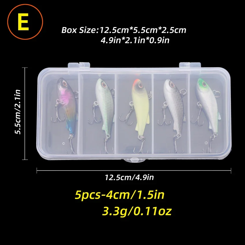 5Pcs/Box Premium Topwater Minnow Popper Fishing Lures , Hard Bait, Artificial Wobblers-Perfect for Catching Big Fish