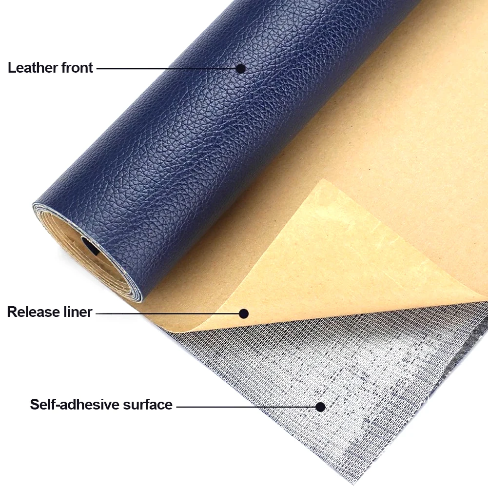 Self Adhesive Leather Sticker for Sofa Furniture Table Chair Seat Bag Shoe Bed Repair