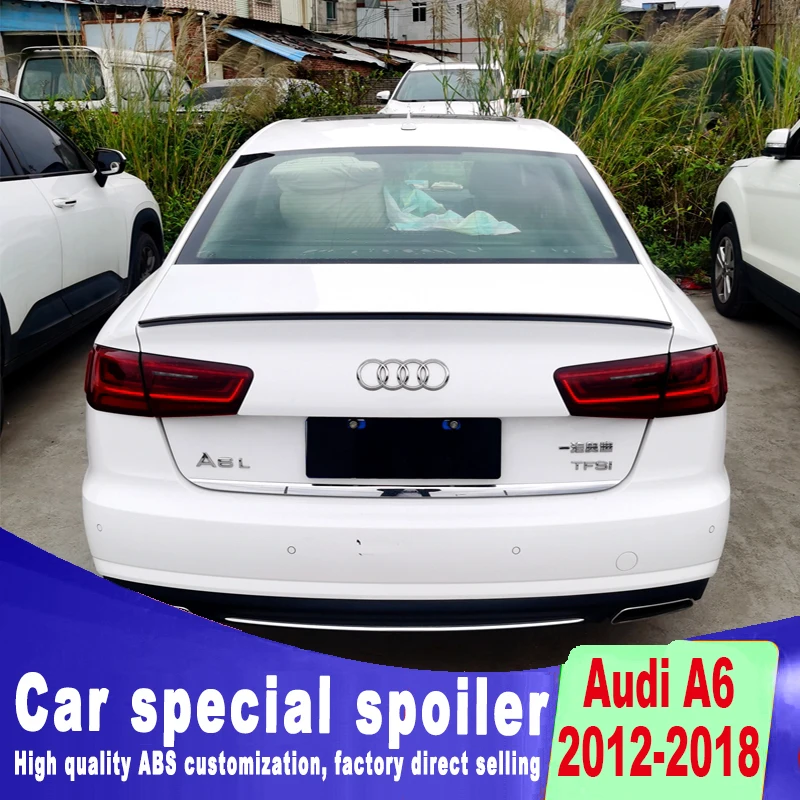 2016-2018 Audi A6/S6 Rear Spoiler V Style Carbon Fiber | C7.5 – German Car Accessories