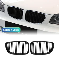 Glossy Black Dual Slat Front Kidney Grill (Carbon Fiber)