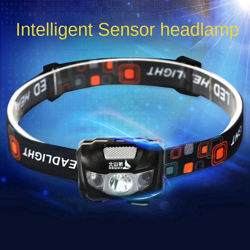 

Bswolf LED Sensor Headlight Strong Light Charging Super Bright Night Mineral Lamp