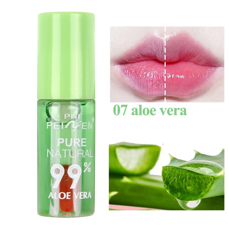 Żelowy olejek do ust truskawkowy wiśniowy owocowy błyszczyk do ust naturalne trwałe nawilżanie redukuje pielęgnacja ust do ust