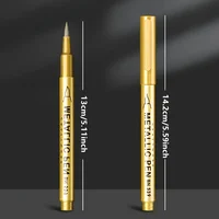 2Pcs Permanent Marker Pen Quick Drying Oil Based Paint Markers Gold Silver Color Oily Graffiti Pens Student Drawing Supplies 2