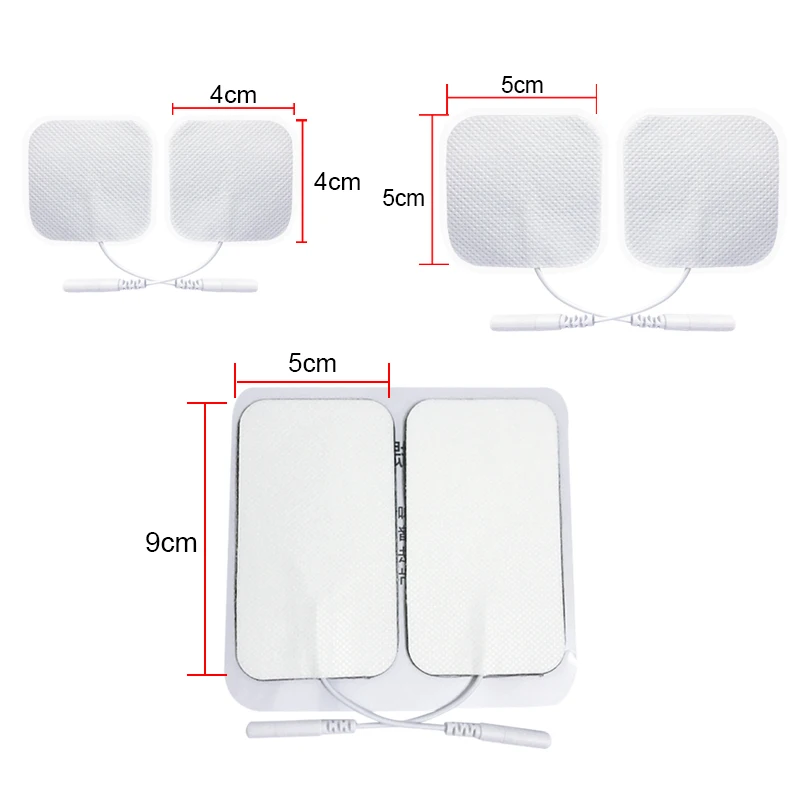 10/20pcs Muscle Stimulator Electrode Pads Gel Non-woven Fabric Self Adhesive Replacement Pads for Tens Digital Therapy Machine 4