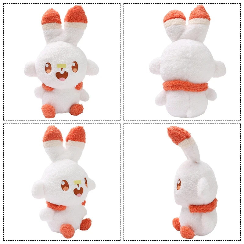 Rowlet Pipplup Charmander 봉제 장난감, 피추 뮤 잠만보 야옹 사이덕 스콜버니 토끼 곱슬 솜털 인형