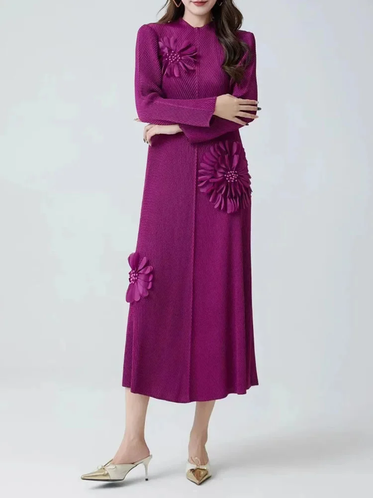 Flower 3D Print High Quality Long Sleeve Fashion Large Size Female Blouse