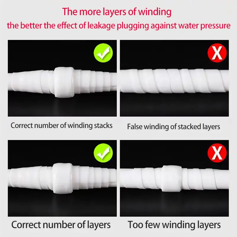 Black Self-Fusing Silicone Tape Cinta Impermeable Sellante Leak-stopping Water-stopping Repair Waterproof Sealing Tape - Image 6