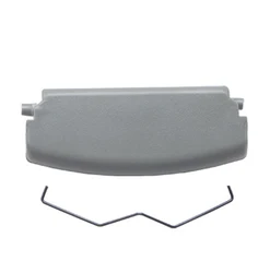Sleek Black/Gray/Beige Car Armrest Lid Console Cover Latch Clip for Auto Center Console Accessories (GRAY)