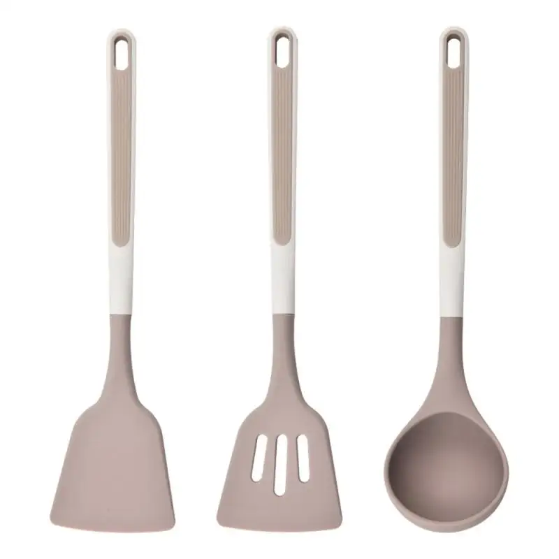

Spoon Set Light Lilac Durable Food Grade Safety And Environmental Protection High Temperature Resistant Easy To Clean