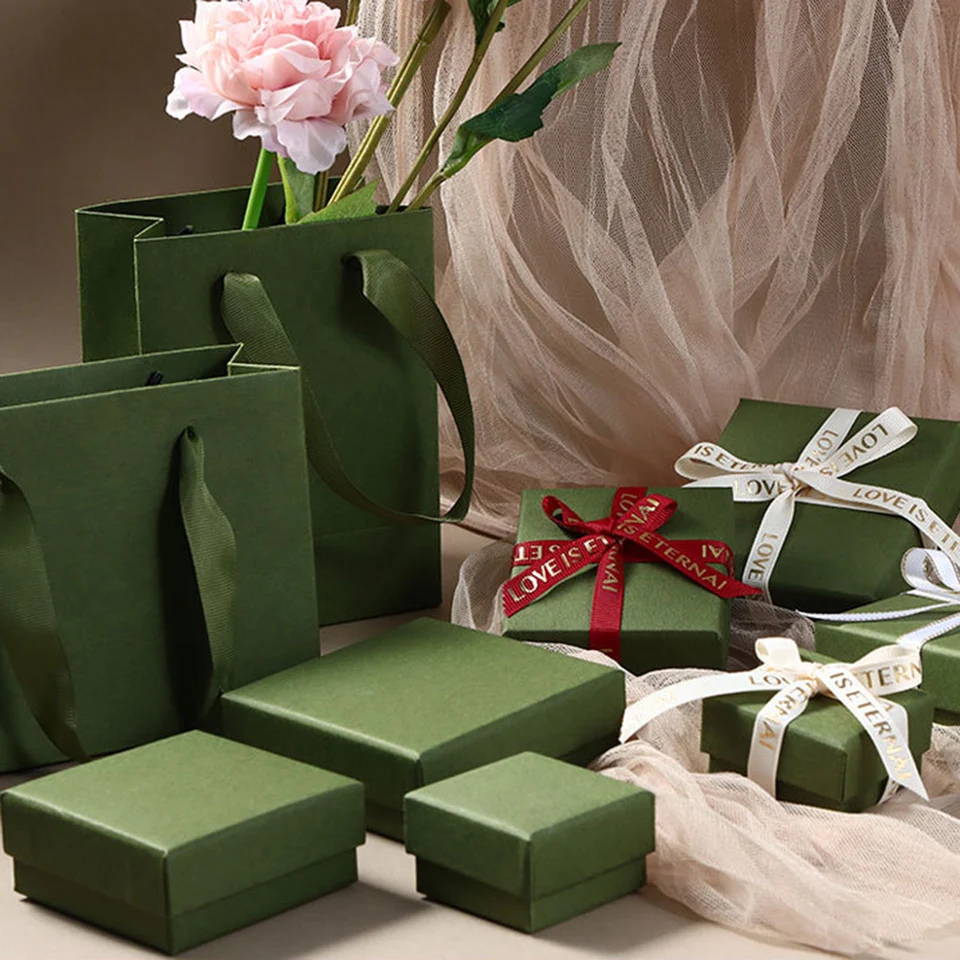 Dajasan Portagioelli Con Specchio E Cassetti – Grande Organizer In Verde Avocado – Scatola Regalo Per Donna