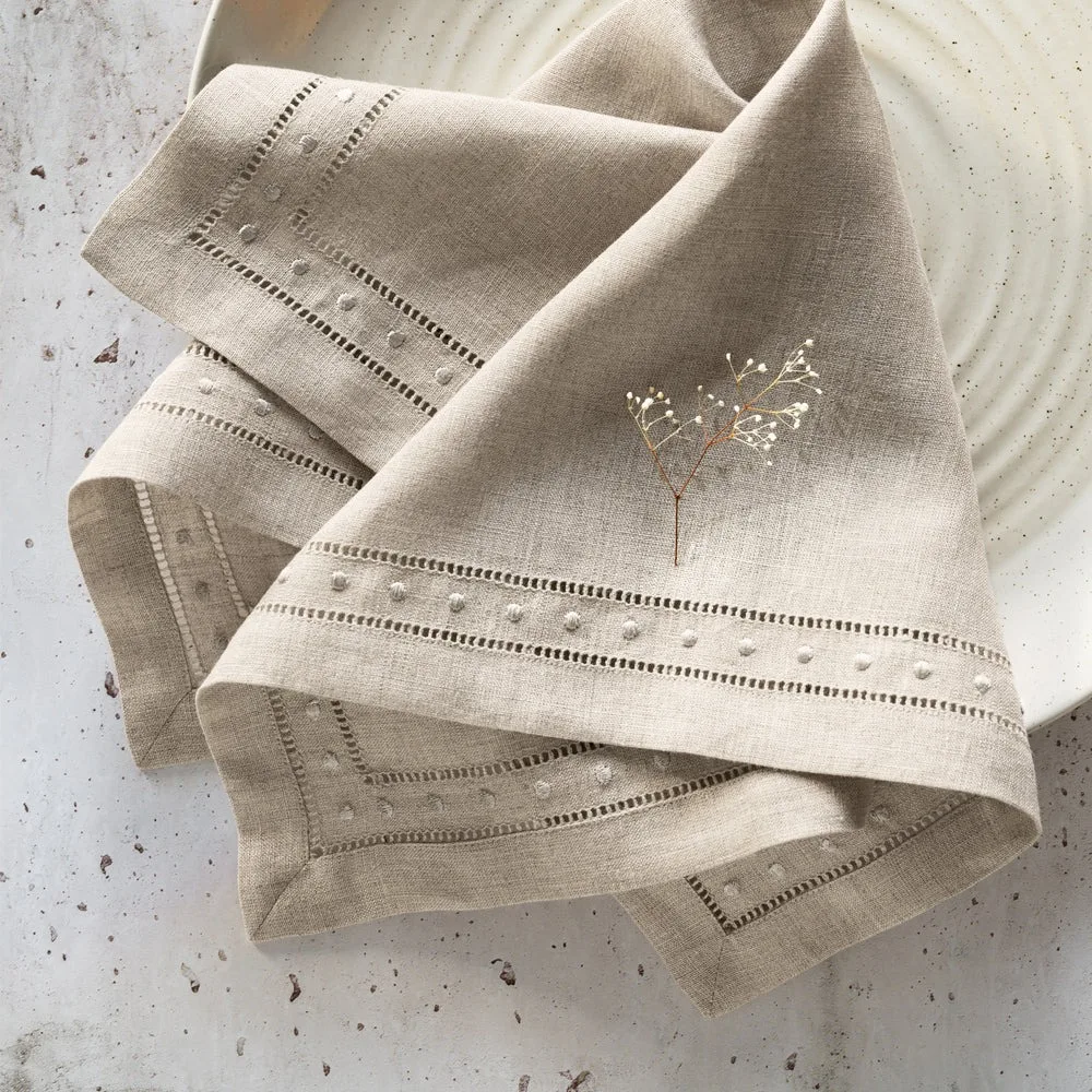 Linen Dinner Napkins Set 1
