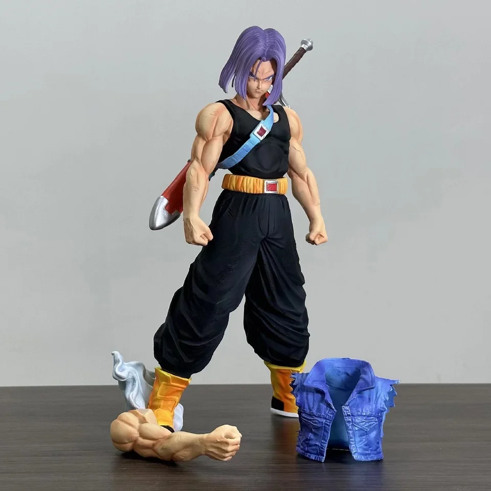 Figurine Trunks Du Futur (Dragon Ball Z) Assise - 10 Cm En PVC - Collection Anime Manga - Neuf