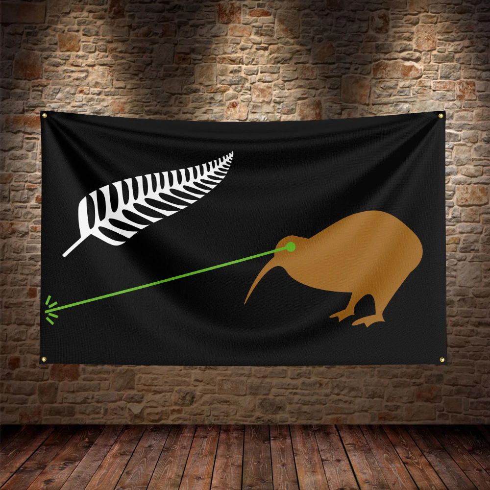 3X5Ft New Zealand Kiwi Flag For Decor