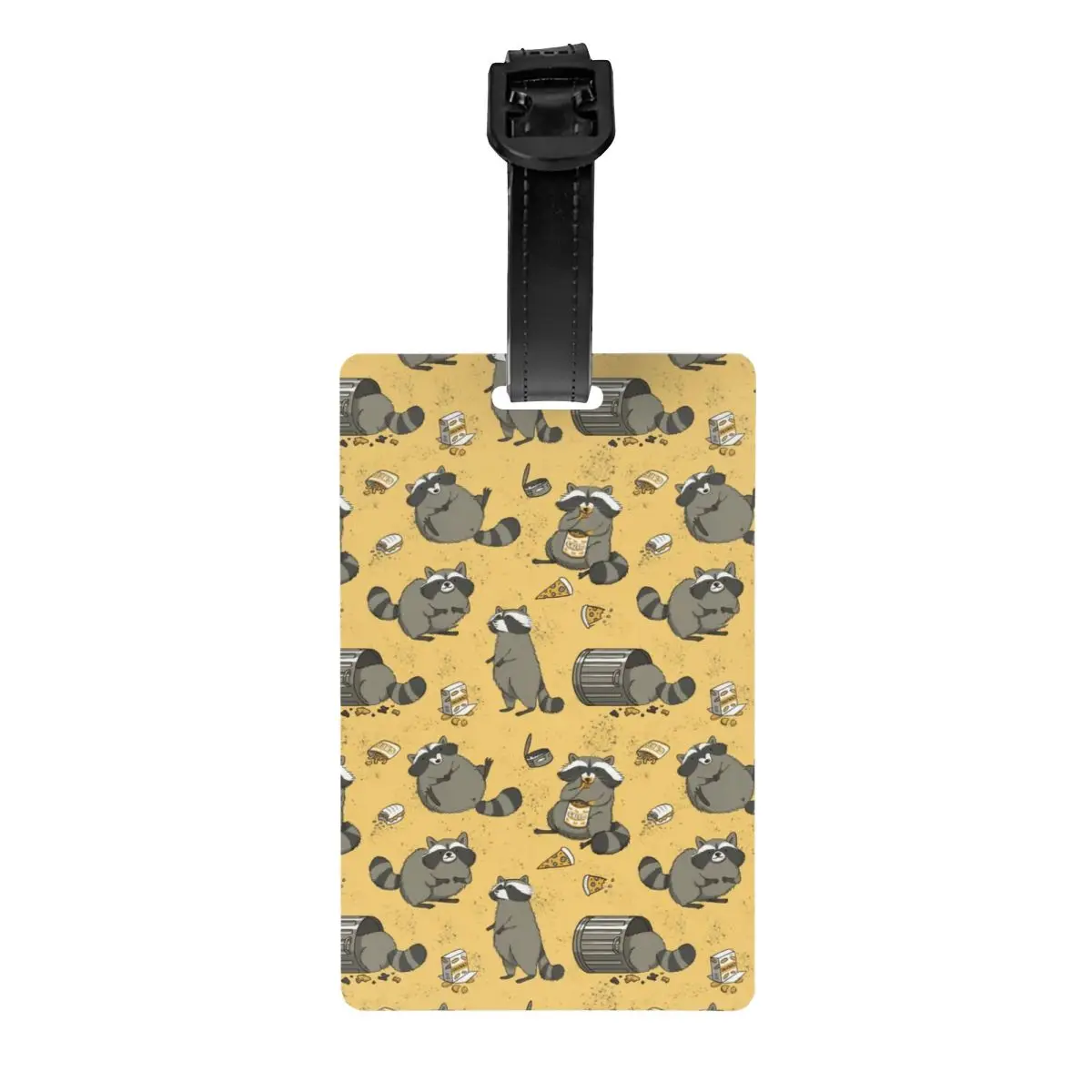 Raspally Raccoons Etichetta Per Bagagli Per Valigie Fashion Trash Panda Racoon Etichette Per Bagagli Privacy Cover Id Label