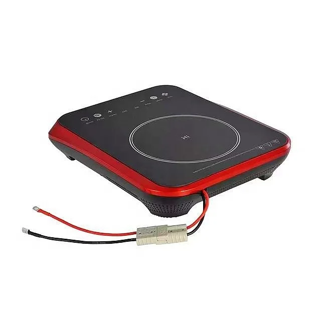 Touch Button Solar 24 Volt 48v Electric Heaters Induction Cooker High Efficiency 12v Cooking Stove for Car Outdoor Home Camping