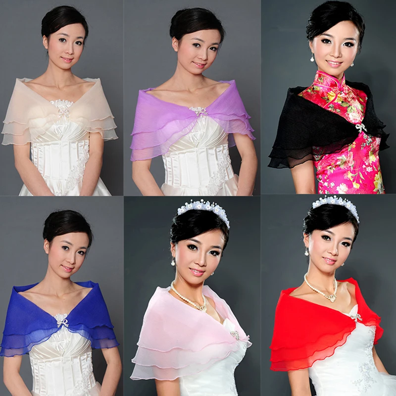 Lace Bolero Wedding Dress Cape White Black Red Cape Bolero Bridal Capa De Novia Blue Pink Femme Mariage Capes