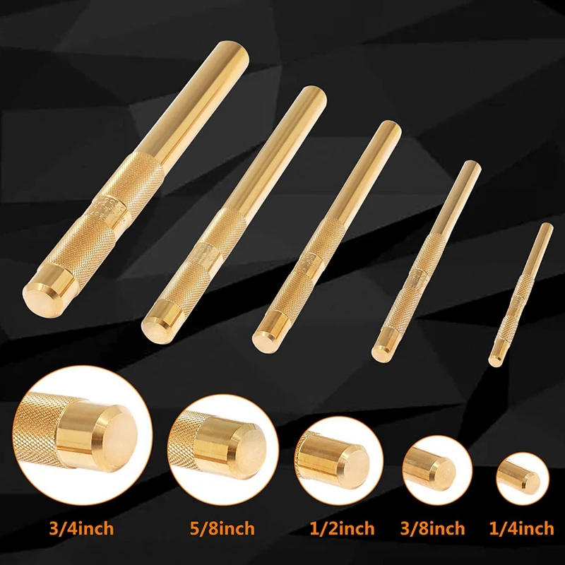 Brass Drift Punch Set 25075 25076 25077 Brass Punches