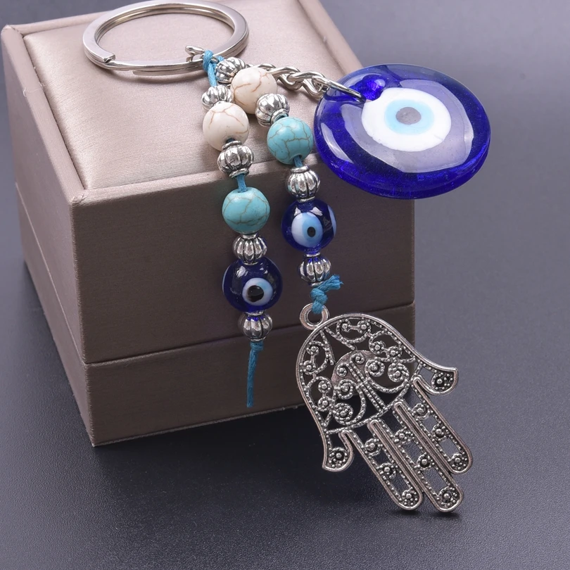 Hamsa Charm Hamsa Portachiavi Hamsa a mano