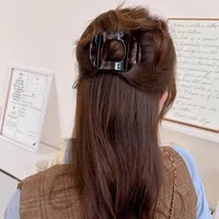 TANPC-Pinces à cheveux non ald-ald pour femmes, épingles à cheveux en forme de griffe de canard, barrettes pour filles, grande et petite périphérie vintage, nouveau 6