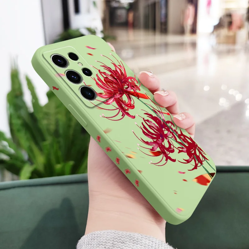 Elegant Higan Flower Phone Case Cover